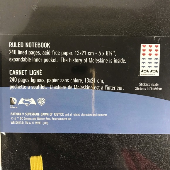 NEW Moleskine Batman Hardcover Journal Sealed - Picture 7 of 8